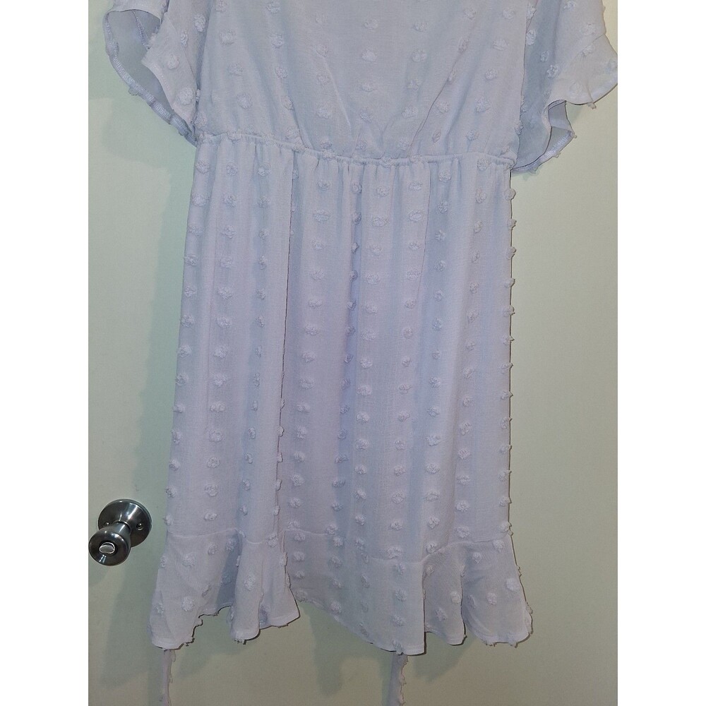 NWT! Motherhood Purple Swiss Dot Maternity Dress, Size Small - Picture 5 of 11